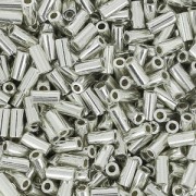 Miyuki Bugles 3mm BGL1051 - Galvanized Silver Metallic x10g