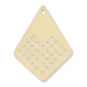 Diamond pendant Nude wood to decorate 53 mm for cross Stitch