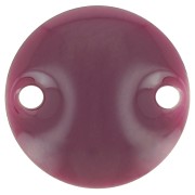 Epoxy enamelled round spacers 10mm Violet x5