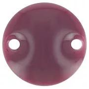 Epoxy enamelled round spacers 10mm Violet x5