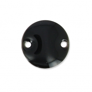 Epoxy enamelled round spacers 10mm Black x5