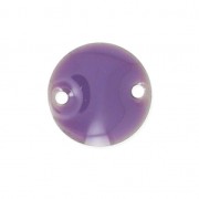 Epoxy enamelled round spacers 10mm Lilac x5|raw }}