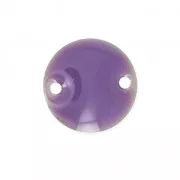 Epoxy enamelled round spacers 10mm Lilac x5