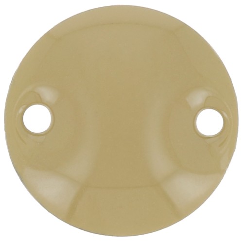 Epoxy enamelled round spacers 10mm Kaki x5