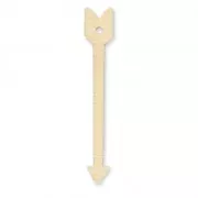 Wooden Arrow pendant to customize  60 mm