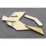 Wooden Arrow pendant to customize  60 mm