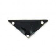 Triangle epoxy enameled spacer 3 holes 20 mm Black x5|raw }}