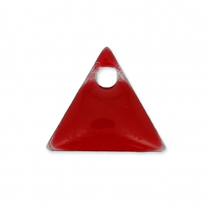 Epoxy resin triangle metal sequin 8 mm - Dark red x8