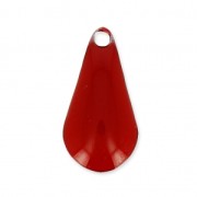 Metal sequin drop epoxy resin 12 mm - Dark red x10|raw }}