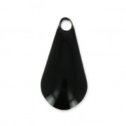 Drop pendant epoxy enameled 12 mm Black x10|raw }}