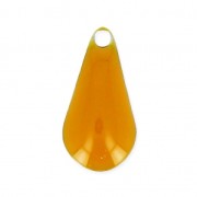 Drop pendant epoxy enameled 12 mm Mustard x10|raw }}