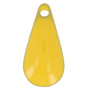 Drop pendant epoxy enameled 12 mm Yellow x10|raw }}