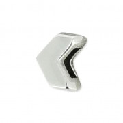 Arrow  Slider for 3mm lace Antique Silver Plating x1