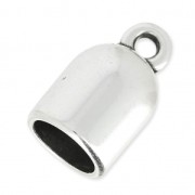 Terminator for crochet spirale oder 10mm cord Antique Silver Plating