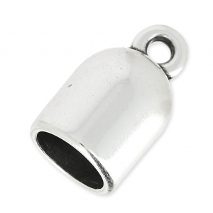 Terminator for crochet spirale oder 10mm cord Antique Silver Plating