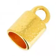 Terminator for crochet spirale oder 8.5mm cord fine Gold plated