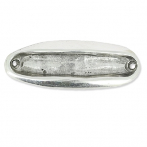 Metal spacer 2 Loops for 6 mm beads  Antique Silver Plating