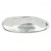 Metal spacer 2 Loops for 6 mm beads  Antique Silver Plating