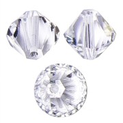 PureCrystal 5328 Crystal Bicones 3mm Crystal x50