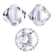 PureCrystal 5328 Crystal Bicones 3mm Crystal x50