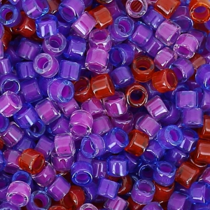 Miyuki Delica 11/0 DB2065 - Luminous Wildberry Blitz Mix x8g