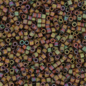 Miyuki Delica 15/0 DBS0380 - Mat Metallic Khaki Iris x5g