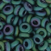 Toho seed beads Demi Round 8/0 TO8RDR0706 - Teal Iris Mat x5g