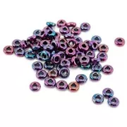 Toho seed beads Demi Round 8/0 TO8RDR0001F - Crystal Frosted x5g