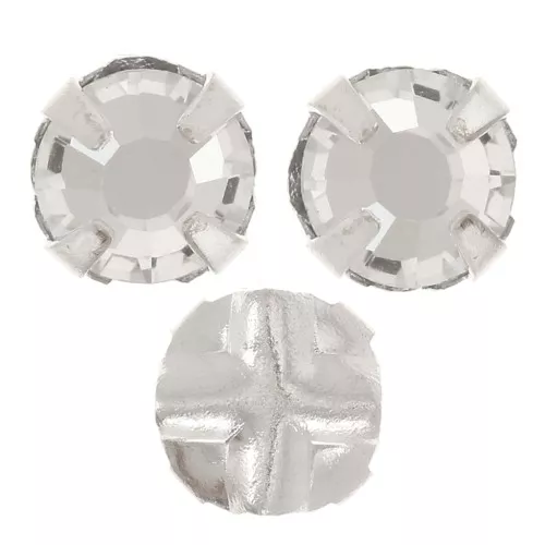 Sew-on rhinestones 3mm Crystal  x10