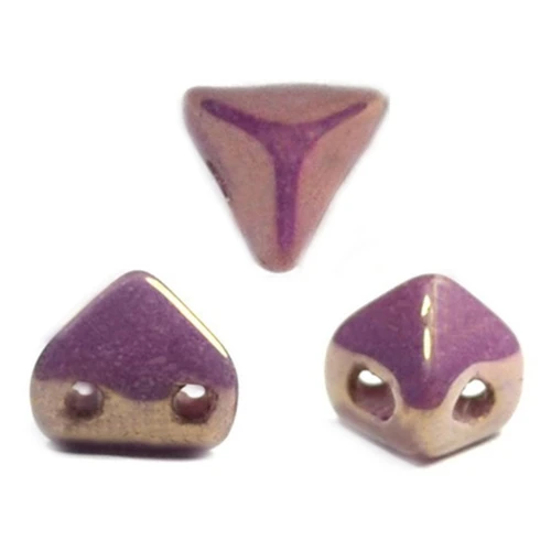 Glass beads Super-Khéops® par Puca® 6 mm Opaque Lilas Ceramic Look x10g