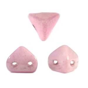 Glass beads Super-Khéops® par Puca® 6mm Op Light Rose Ceramic Look x10g