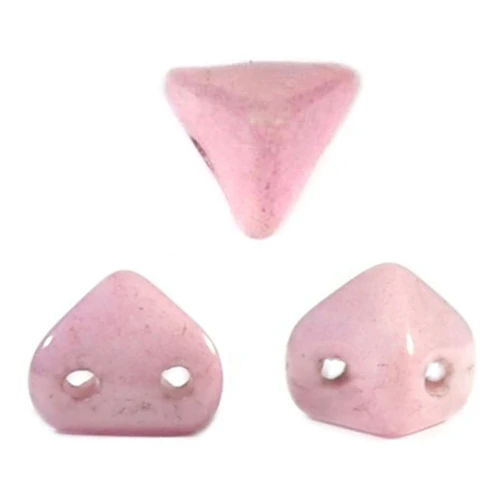 Glass beads Super-Khéops® par Puca® 6mm Op Light Rose Ceramic Look x10g