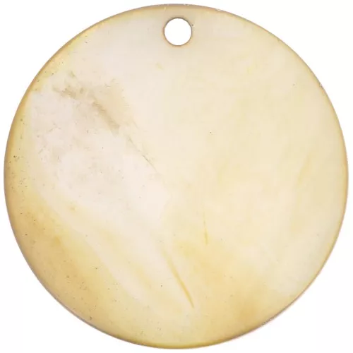 Mother-of-Pearl round sequin 30mm x1