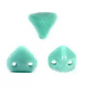 Glass beads Super-Khéops® par Puca® 6 mm Green Turquoise x10g