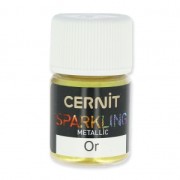 Mica powder for Polymer Clay Cernit Sparkling Metallic gold 050 x5g|raw }}