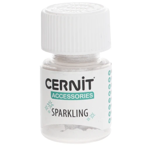 Mica powder for Polymer Clay Cernit Sparkling Metallic silver 080 x5g