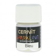 Mica powder for Polymer Clay Cernit Sparkling Interference Blue 200 x5g|raw }}