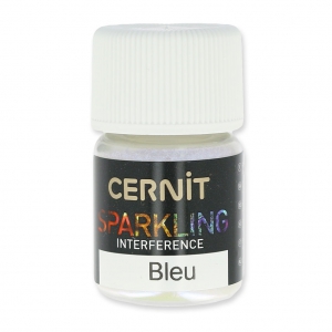 Mica powder for Polymer Clay Cernit Sparkling Interference Blue 200 x5g