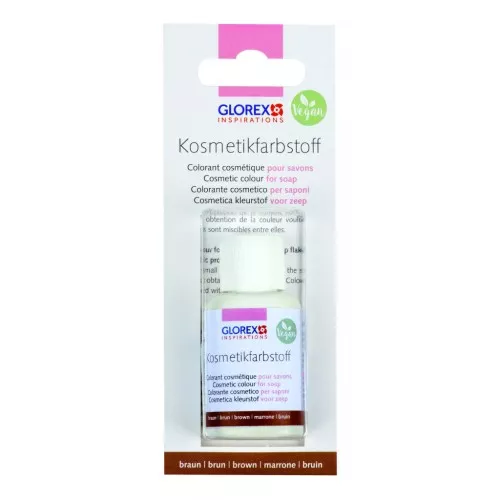 Brown liquid soap dye x20ml