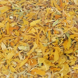 Dried marigold flowers for soap x2g