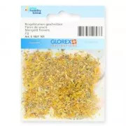 Dried marigold flowers for soap x2g