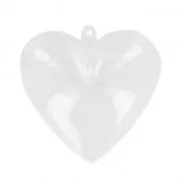 5 separable plastic balls special for food contact 60 mm Heart