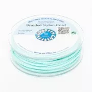 Fil de jade / Fil nylon tressé européen Griffin 1.5 mm - Turquoise x20m
