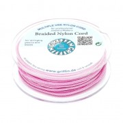 1.5mm Griffin European Braided Nylon Thread - Dark Pink x20m|raw }}
