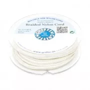 1.5mm Griffin European Braided Nylon Thread - Cream x20m