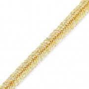 Shiri métal Braid Made in Italy 3mm Gold tone x1m|raw }}
