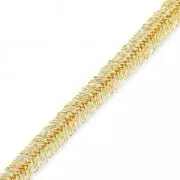 Shiri métal Braid Made in Italy 3mm Gold tone x1m