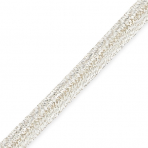 Shiri métal Braid Made in Italy 3 mm Silver tone x1m