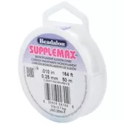 Invisible nylon thread coil - illusion cord Supplemax 0.25 mm Transparent x50 m