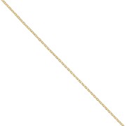 Sterling Silver 925 Cable chain chain 1.4 mm fine fine Gold plated x 50cm|raw }}